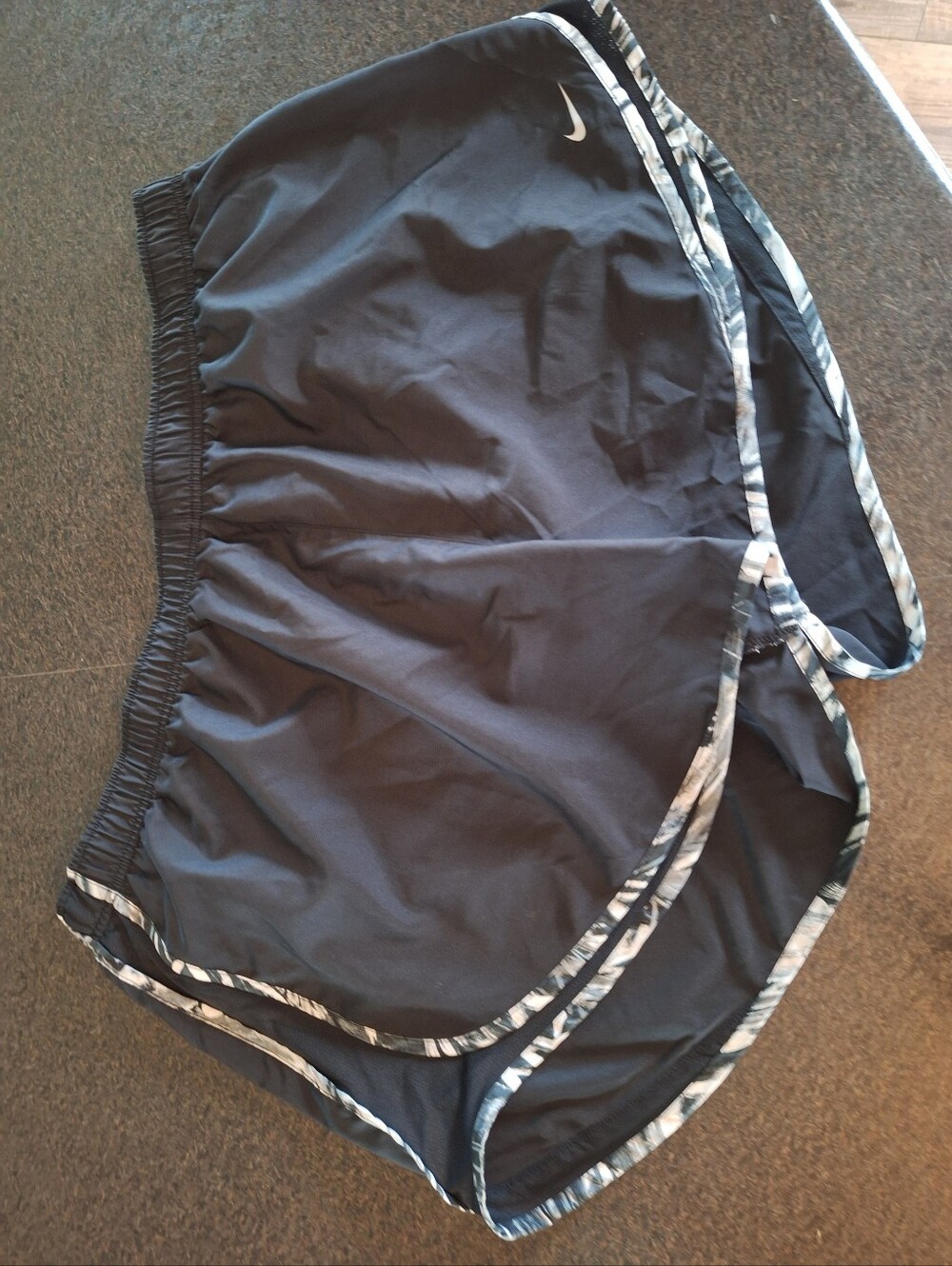 Nike Black Athletic Shorts with Contrast Trim